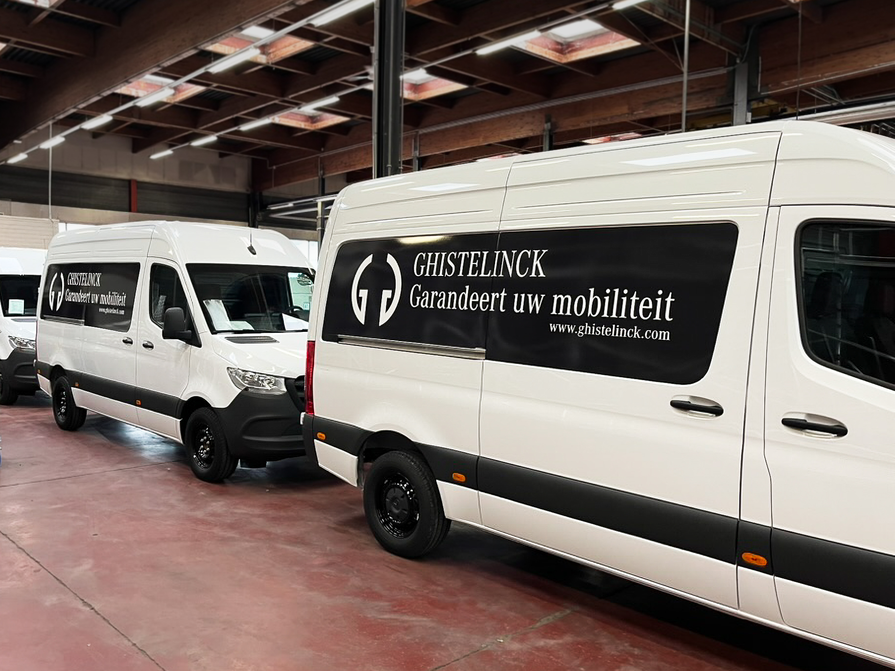 Belettering van wagenparken door GrafixPro