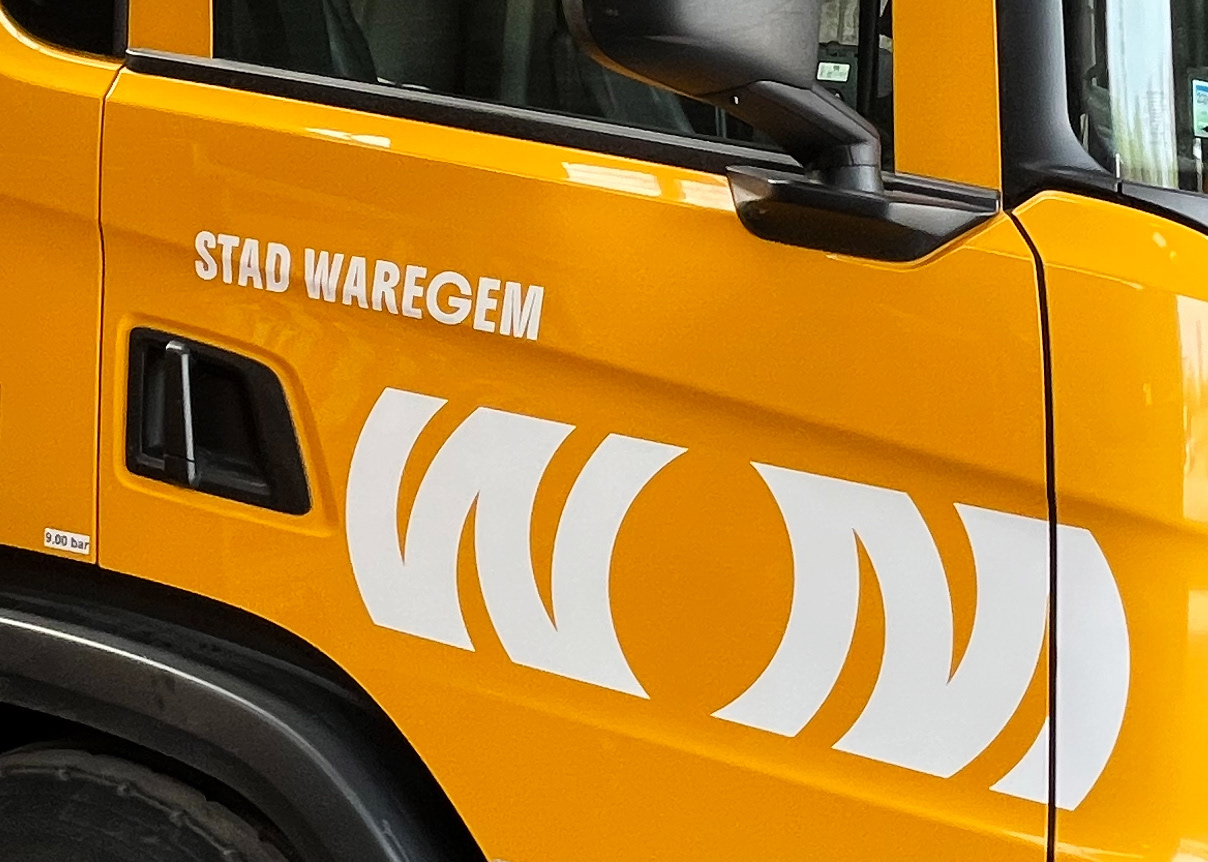Belettering Waregem door GrafixPro